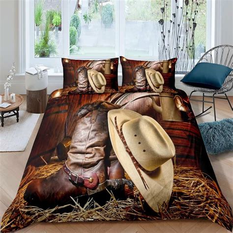 retro western bedding